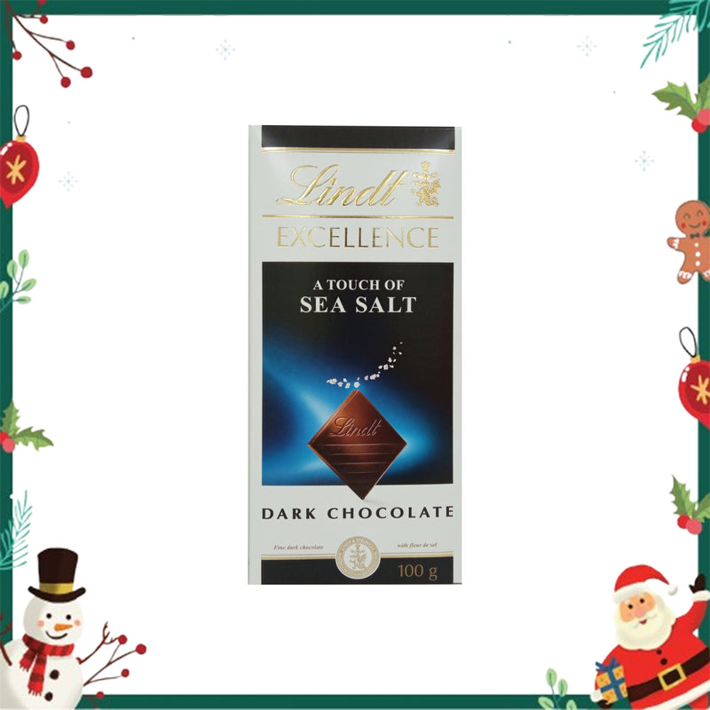 Lindt Excellence Sea Salt Dark Chocolate Bar 100g