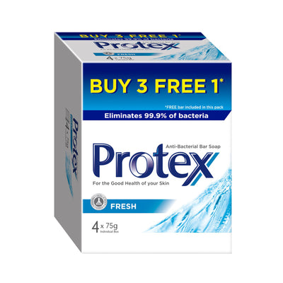 Protex Fresh Antibacterial Bar Soap Valuepack 75g x 3