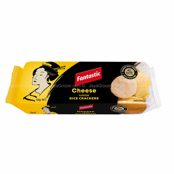 Fantastic Cheese Flavour Rice Crackers 100g (highest price)