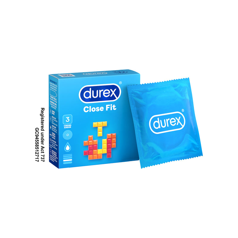 Durex Close Fit 3pcs/pack