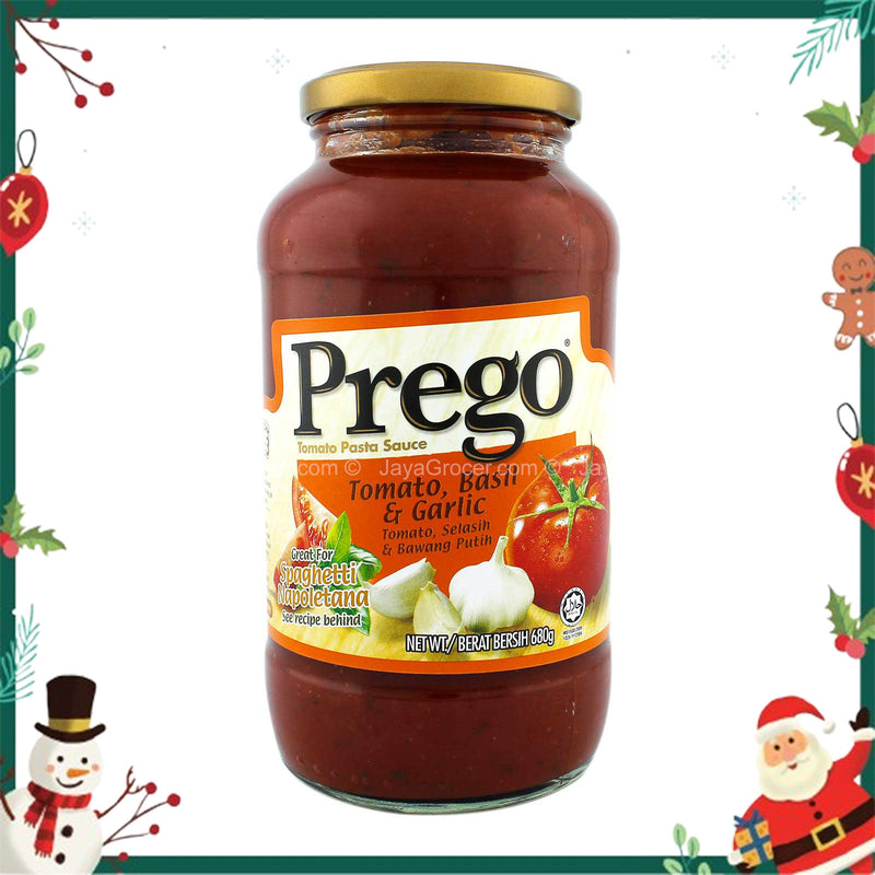 Prego Tomato Basil And Garlic Pasta Sauce 680g