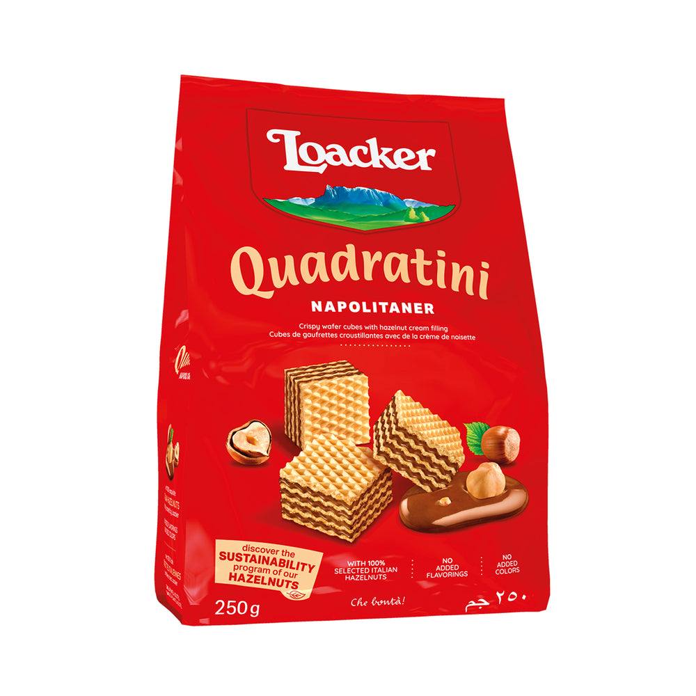 Loacker Quadratini Napolitaner Biscuit 250g