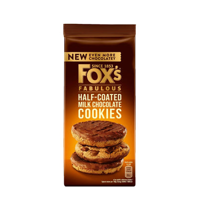 Foxs Half Coated Extremely Chocolate 175g