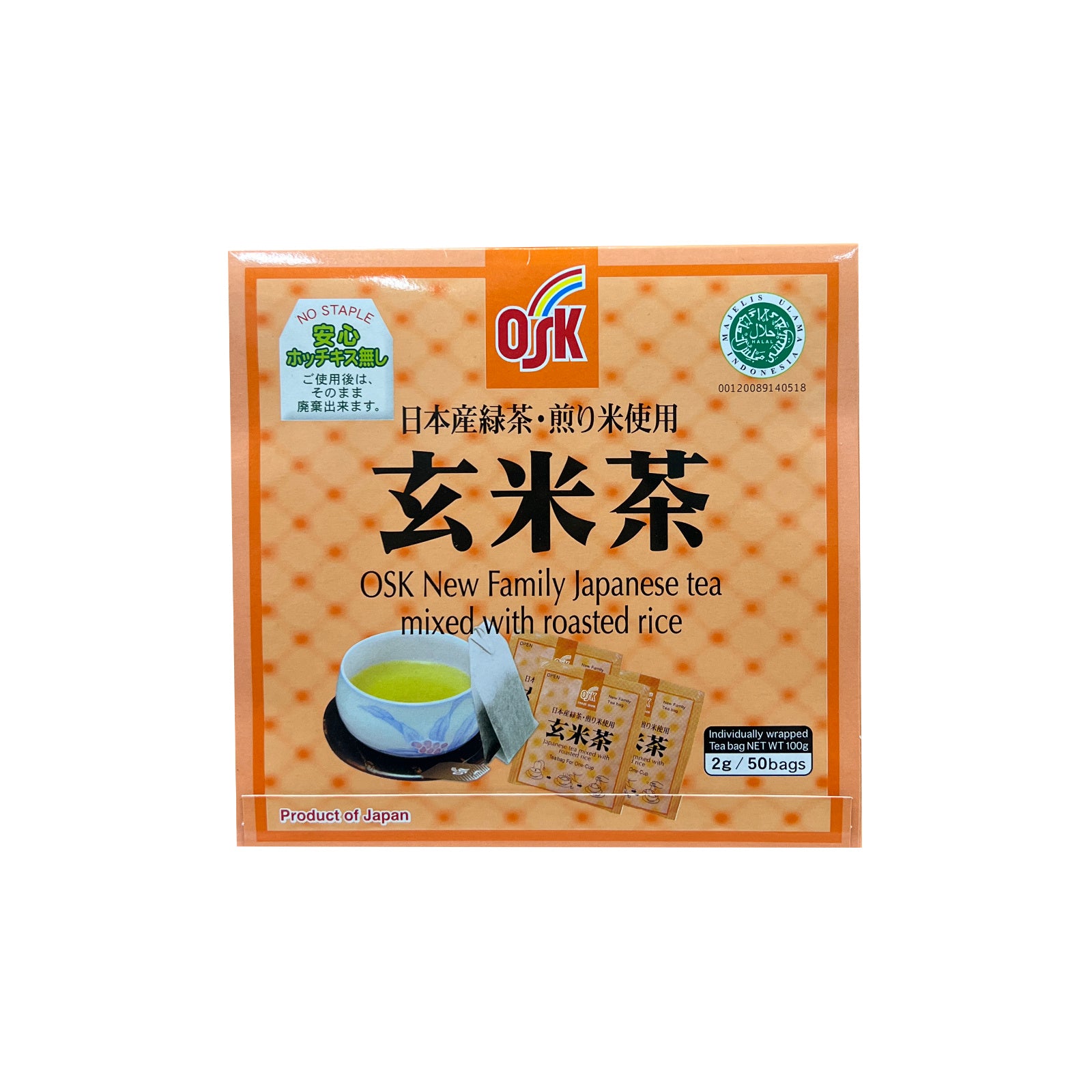 Osk New Family Genmai Cha 2g x 50