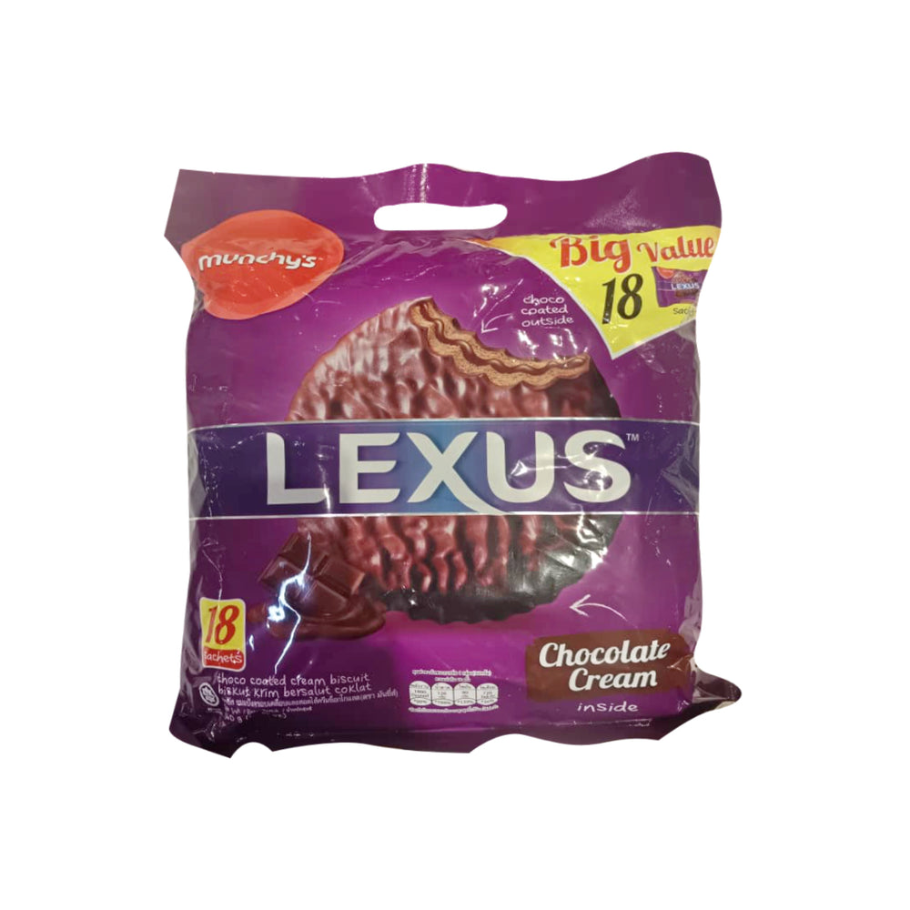Munchys Lexus Choco Coated Cream Biscuit 360g