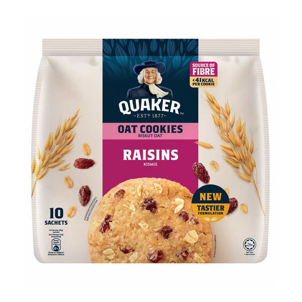 Quaker Oat Raisins Cookies 25g x 10 (highest price)