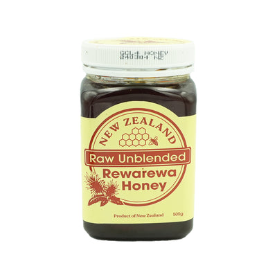 New Zealand Rewarewa Raw Honey 500g