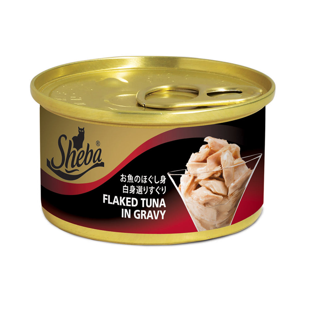 Sheba Tuna White Meat In Gravy Food 85g