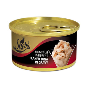 Sheba Flaked Tuna In Gravy Wet Food 85g
