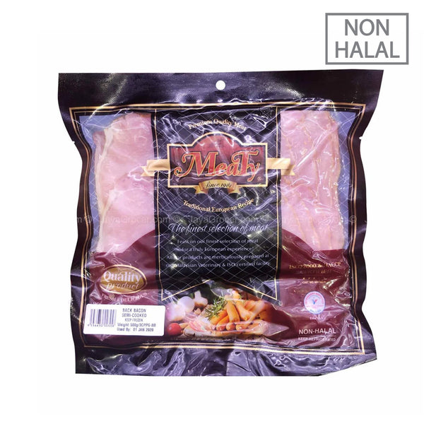 [NON-HALAL] Full Glory Smoked Back Bacon 500g (highest price)