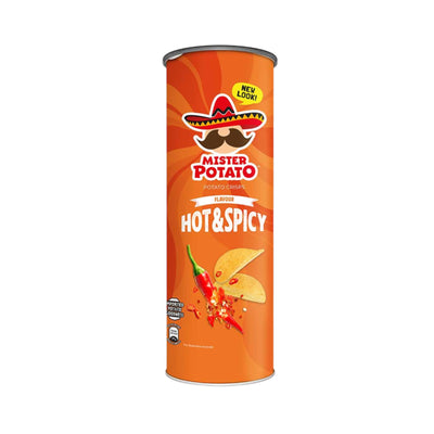 Mister Potato Hot and Spicy Flavour Potato Crisps 125g