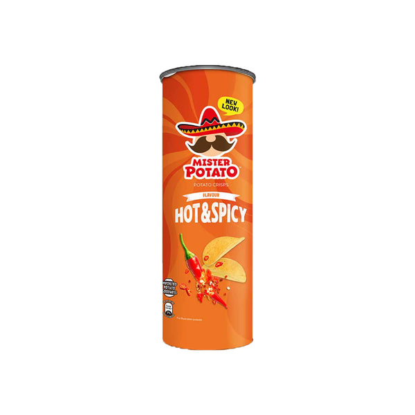 Mister Potato Hot and Spicy Flavour Potato Crisps 125g