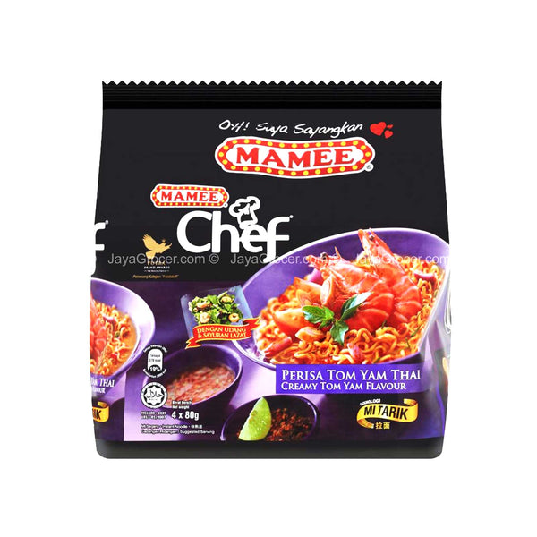 Mamee Chef Creamy Tom Yam Flavour Instant Noodle 80g x 4 (highest price)