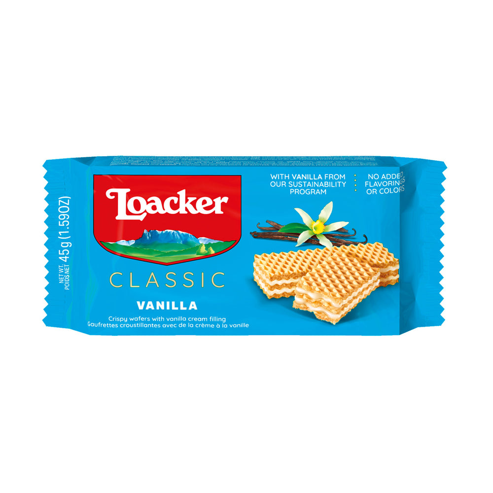 Loacker Vanilla Cream Wafer 45g