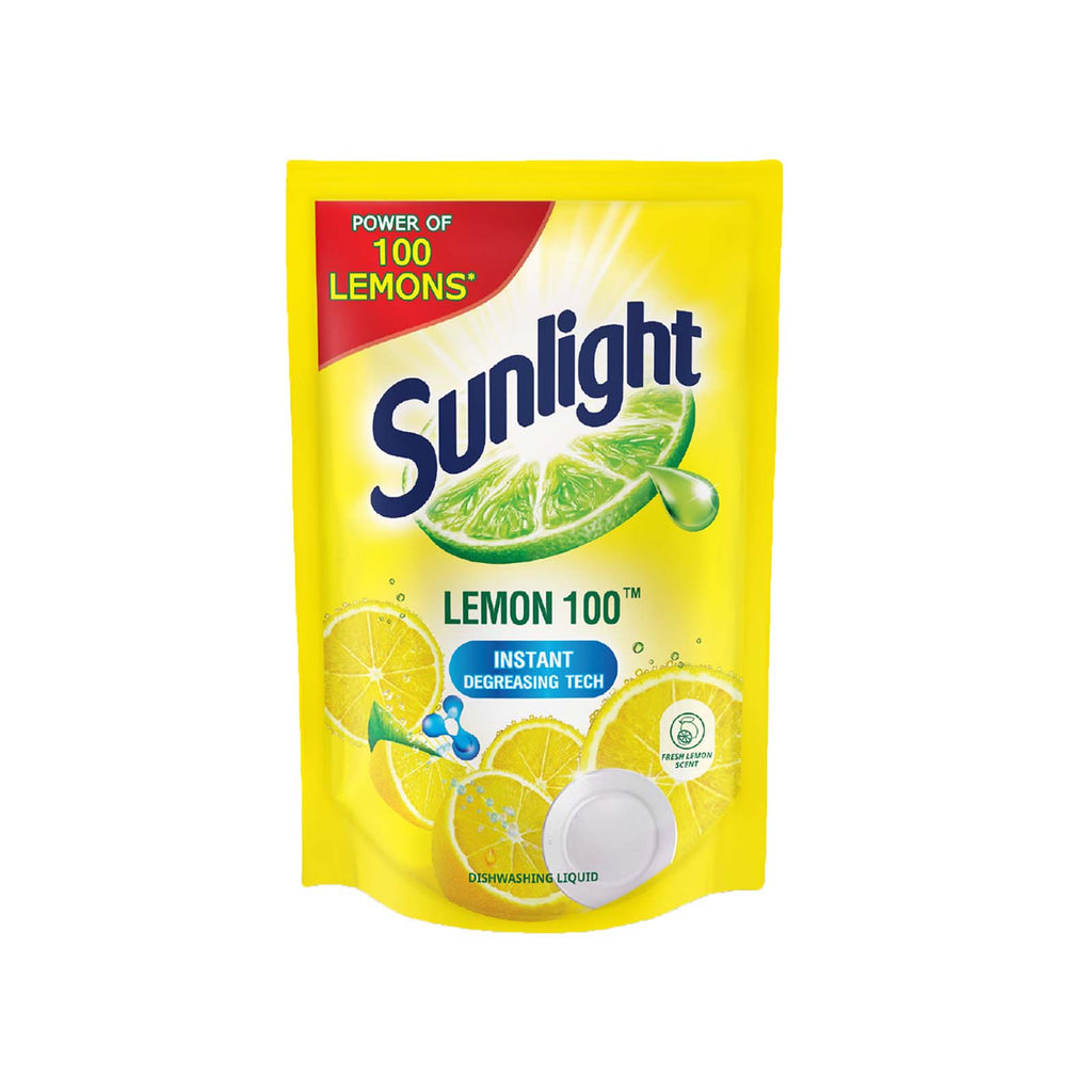 Sunlight Lemon 100 Dishwashing Liquid Refill Pack 700ml