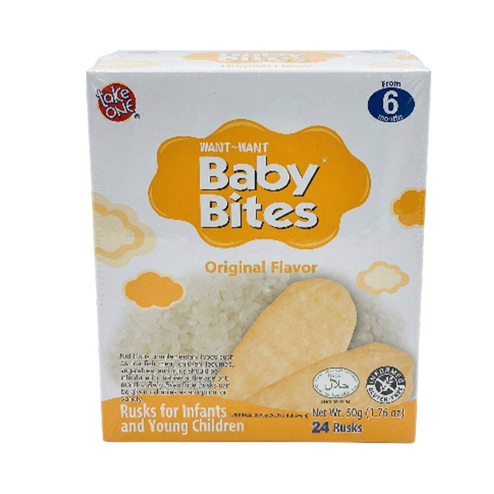 Take One Baby Bites Baby Rusks Original Flavour 50g