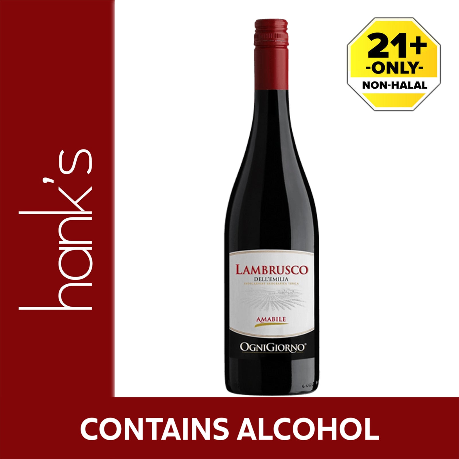 Zonin Lambrusco Dell Emilia IGT Ognigiorno Red Wine 750ml