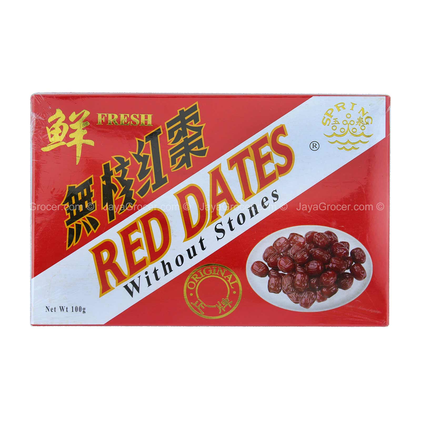 Spring Fresh Red Dates without Stones 100g