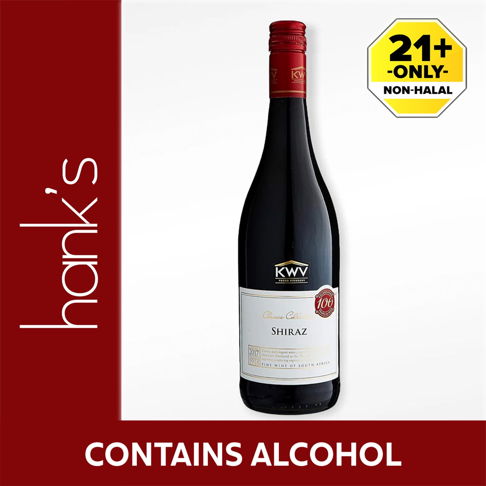 KWV Classic Collection Shiraz Wine 750ml