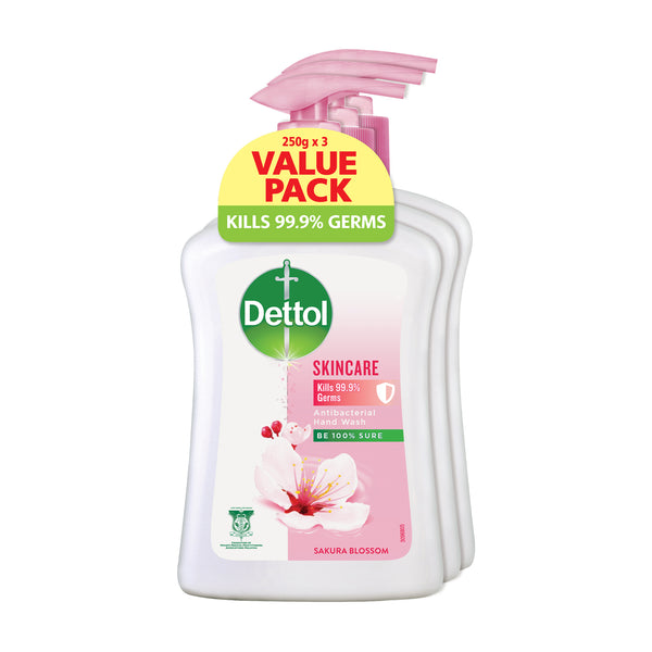 Dettol Liquid Handwash Skin Care Value Pack 250ml x 3 (highest price)