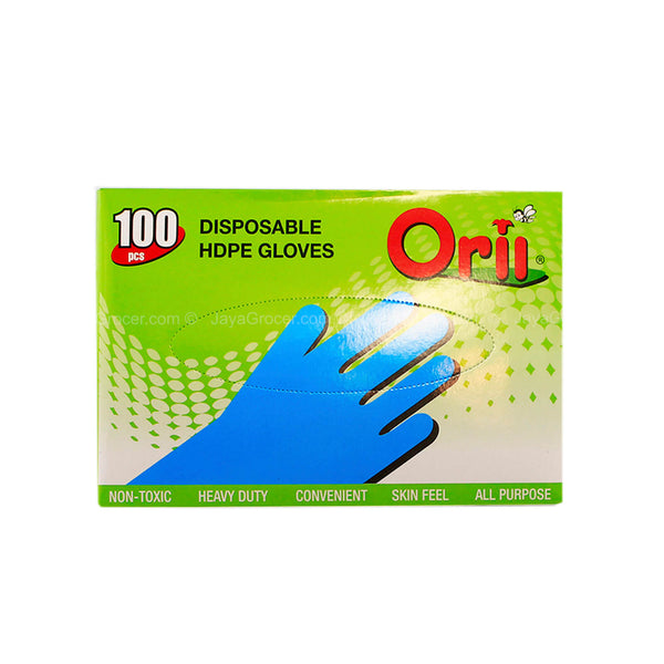 Orii Disposable HDPE Gloves 100pcs/pack (highest price)
