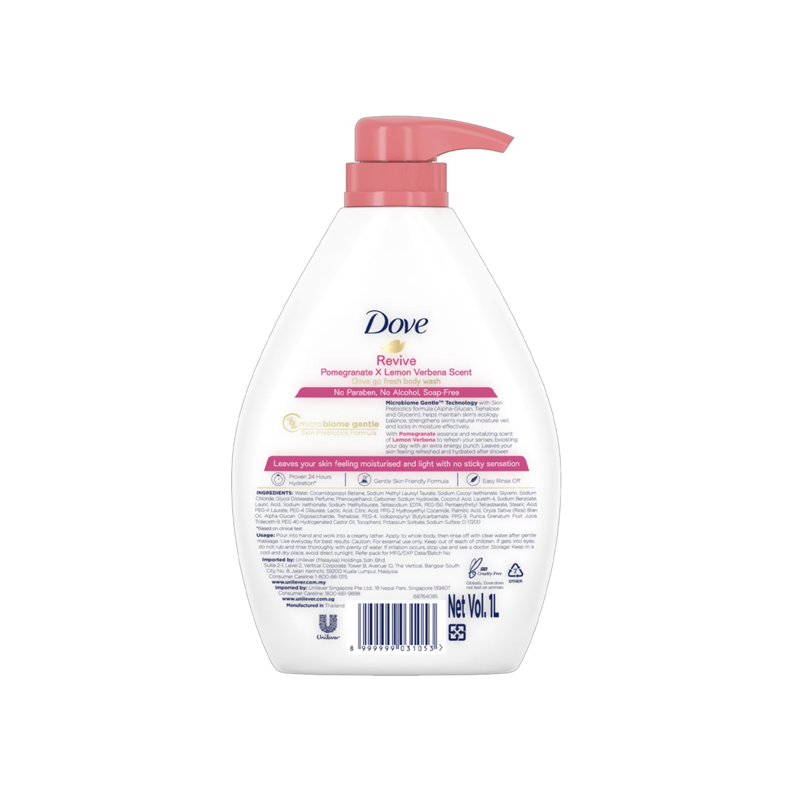 Dove Bodywash Revive Shower Gel 1L