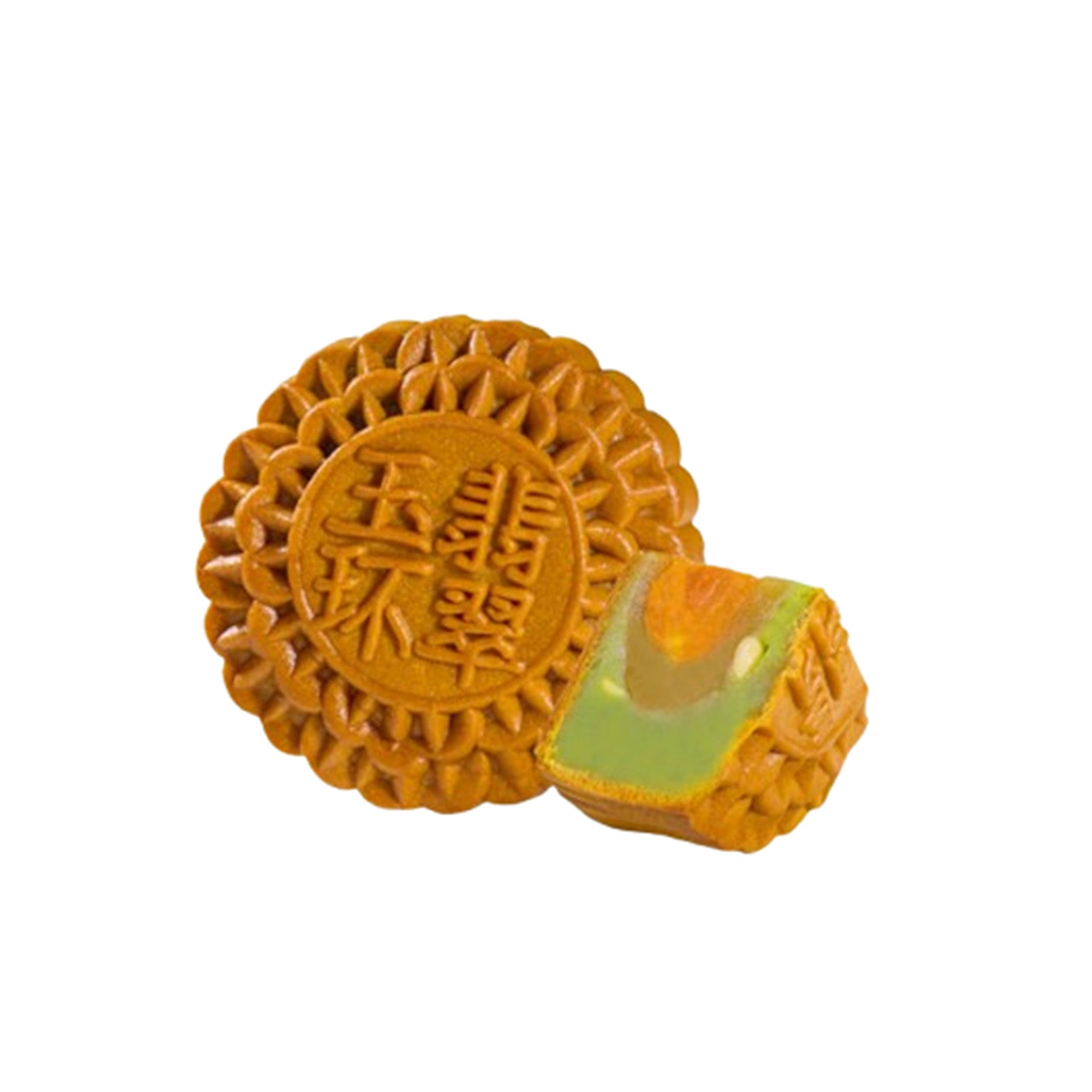 Yu Ai Pandan Salted Mung Bean with 1 Yolk Mooncake 1unit