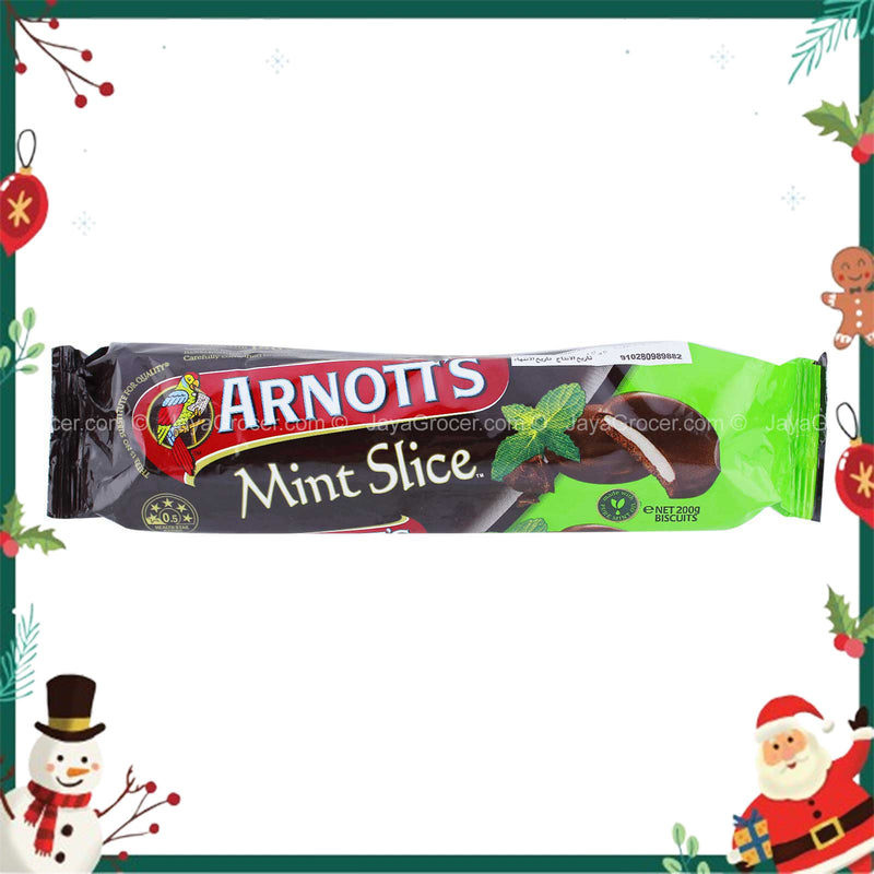 Arnotts Mint Slice Biscuits 200g