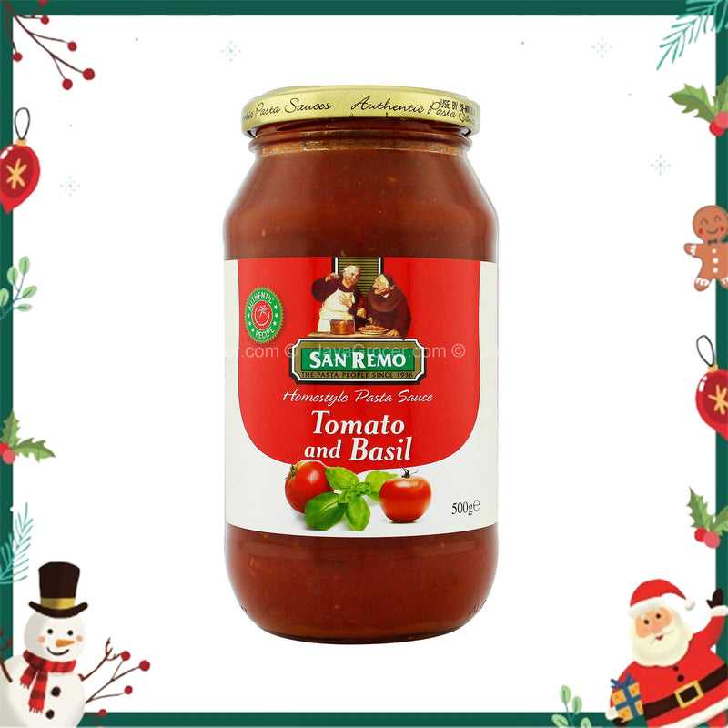 San Remo Tomato and Basil Pasta Sauce 500g