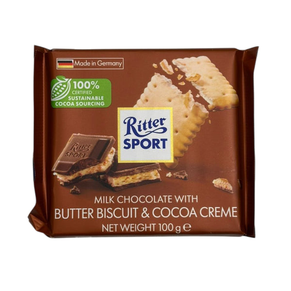 Ritter Sport Butter Biscuit Chocolate Bar 100g (highest price)
