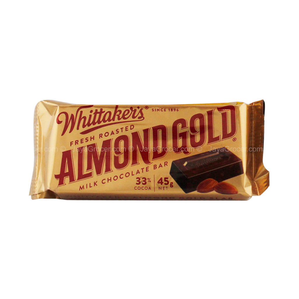 Whittakers Almond Gold Slab 45g