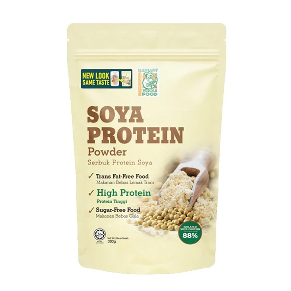 Radiant Whole Food Natural Soya Protein Powder 300g