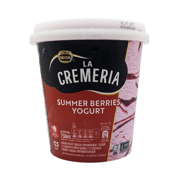 La Cremeria Summer Berries Yogurt Ice Cream 750ml (highest price)