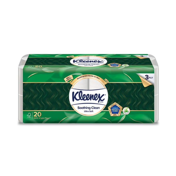 Kleenex Aloe Vera Clean Care Toilet Tissues 20sheets (highest price)