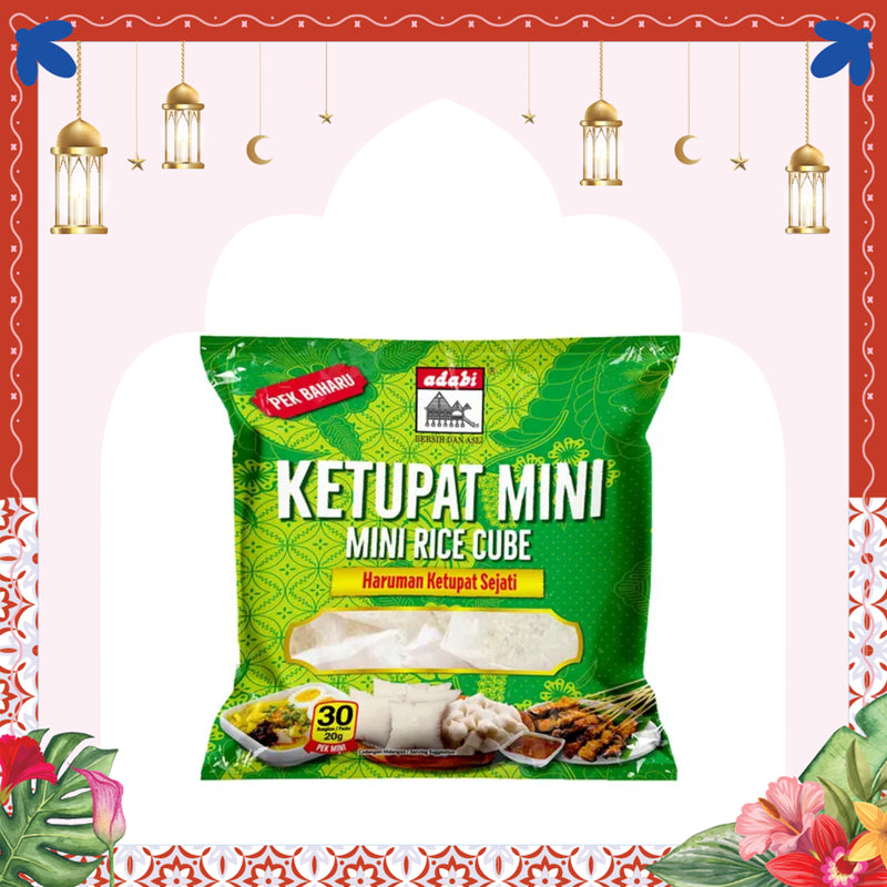 Adabi Mini Rice Cubes (Ketupat Mini) 20g x 30