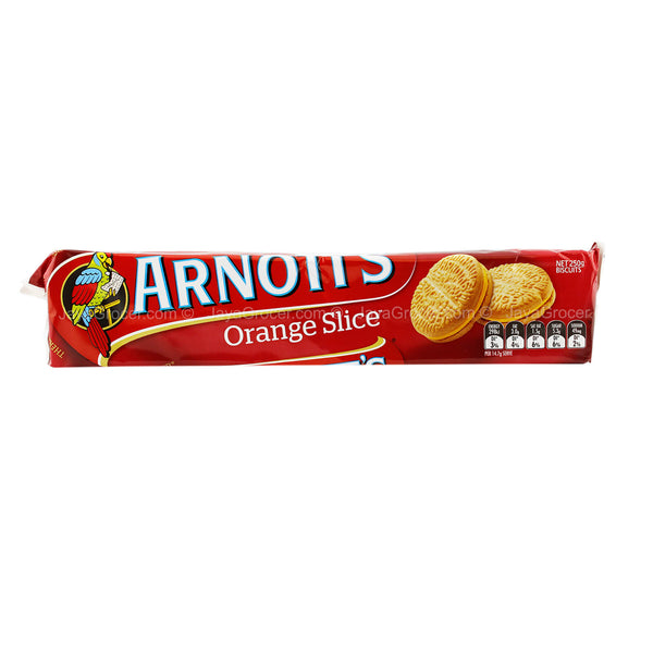 Arnotts Orange Slice Biscuits 250g (highest price)