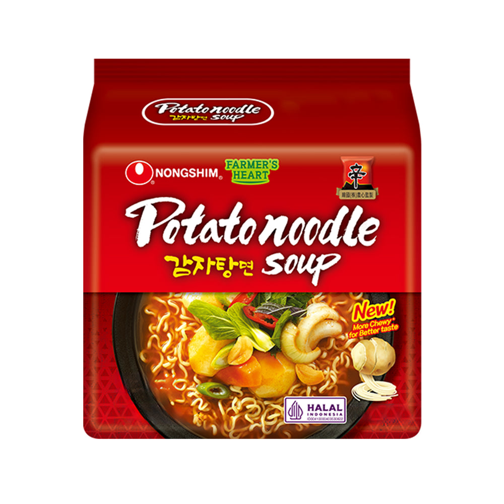 Nongshim KamjaTangMyun Rich Potato Instant Noodle 120g x 5