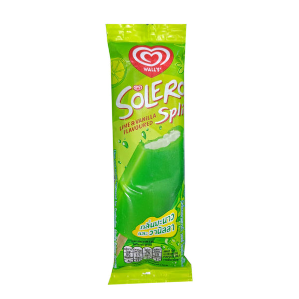 Walls Solero Split Lime Ice Cream Stick 64ml