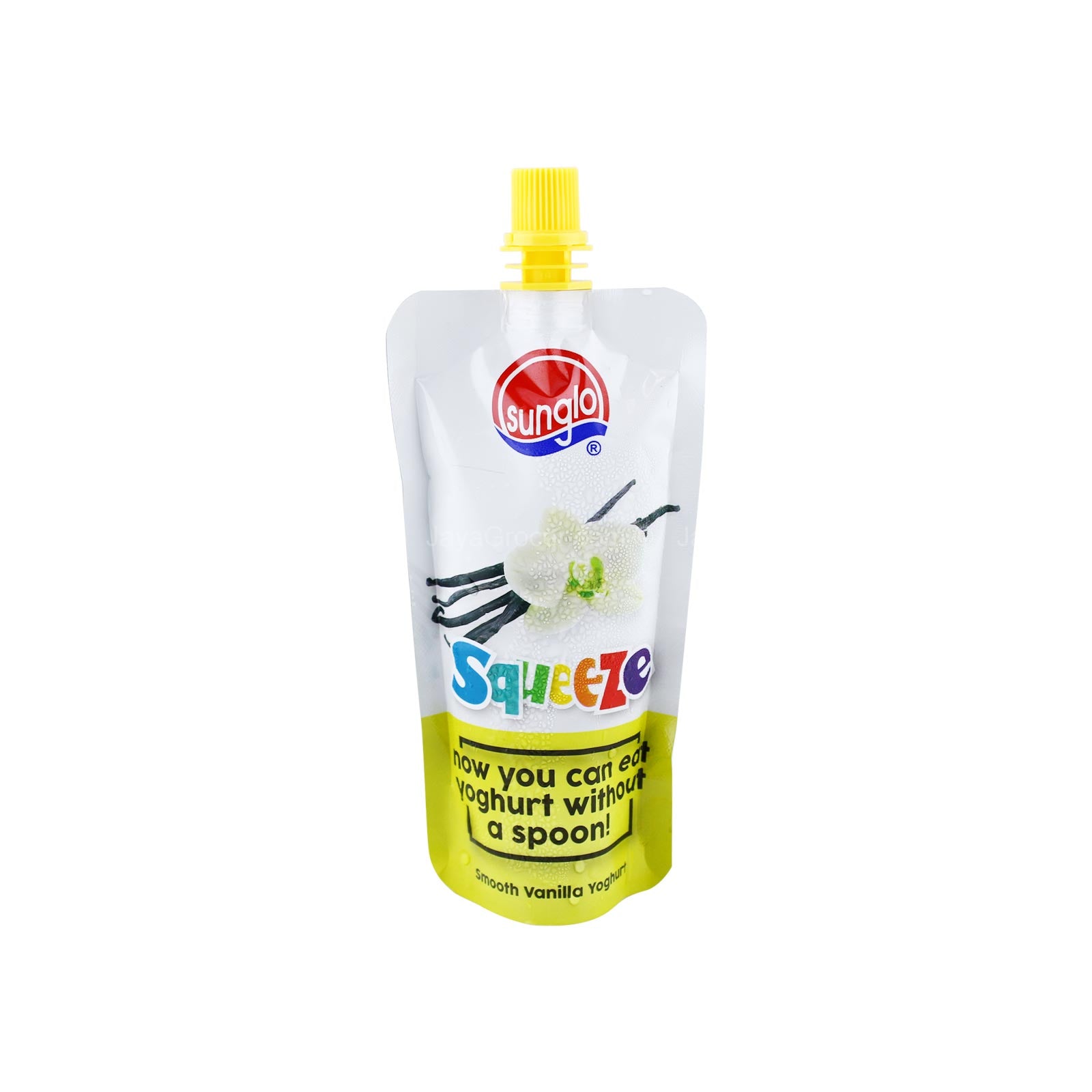 Sunglo Squeeze Smooth Vanilla Yoghurt 120g