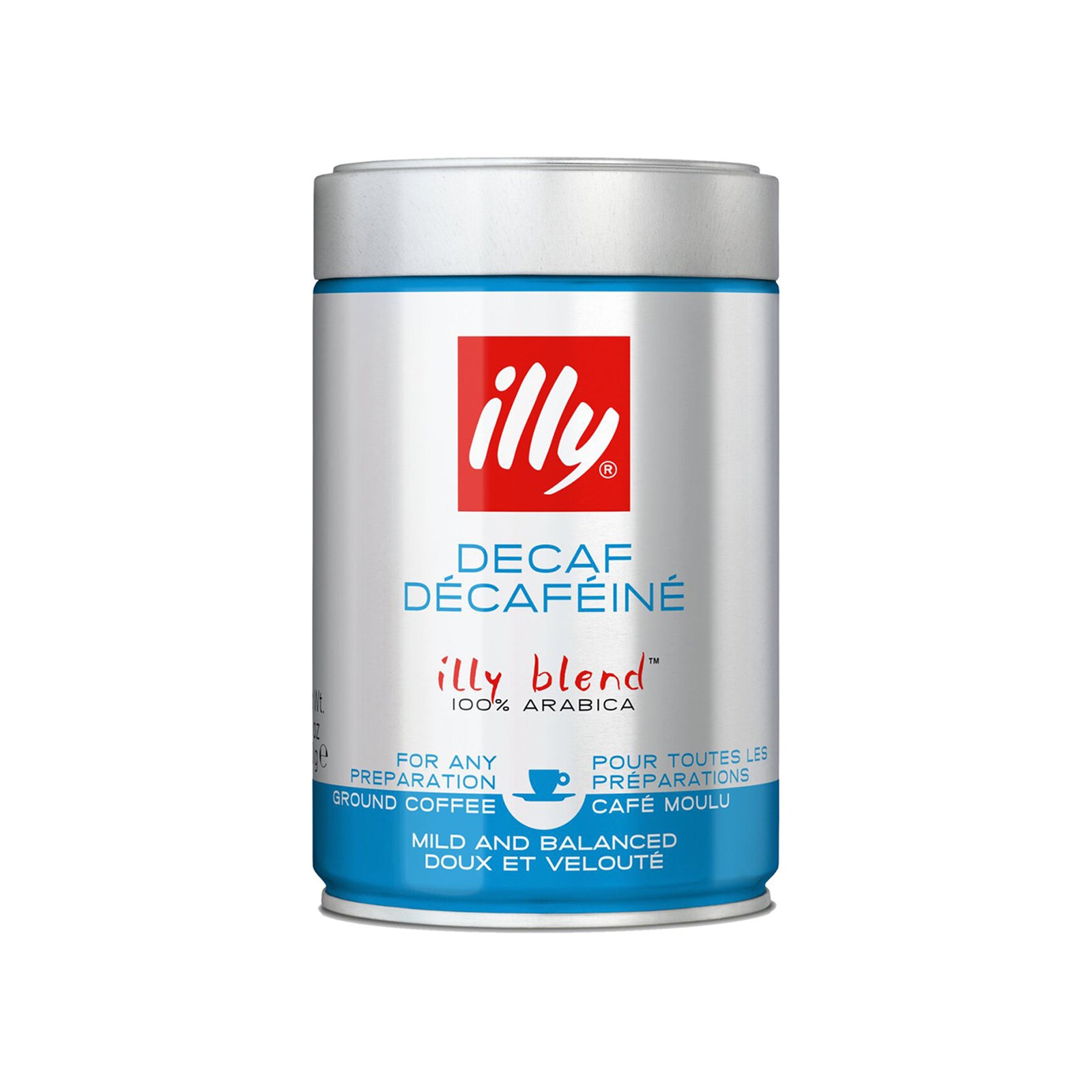 Illy Decaf Ground Coffee For Any Preparation 250g
