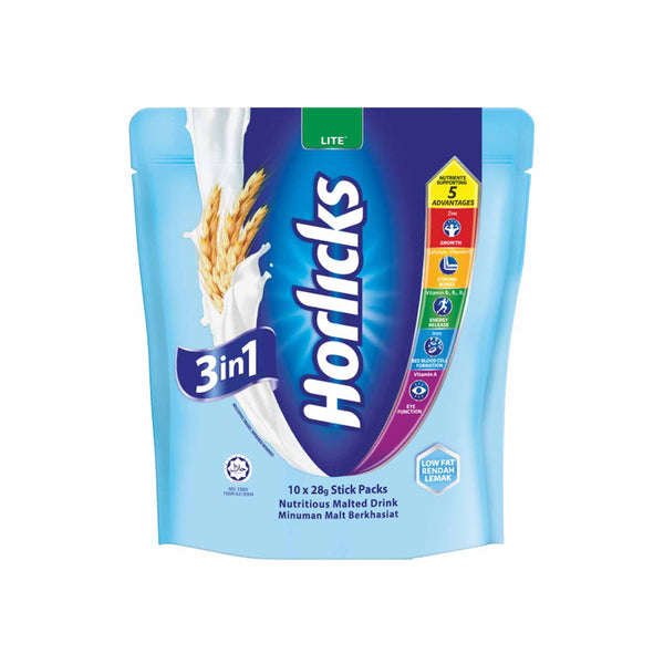 Horlicks 3 In 1 Instant Lite 28g x 10