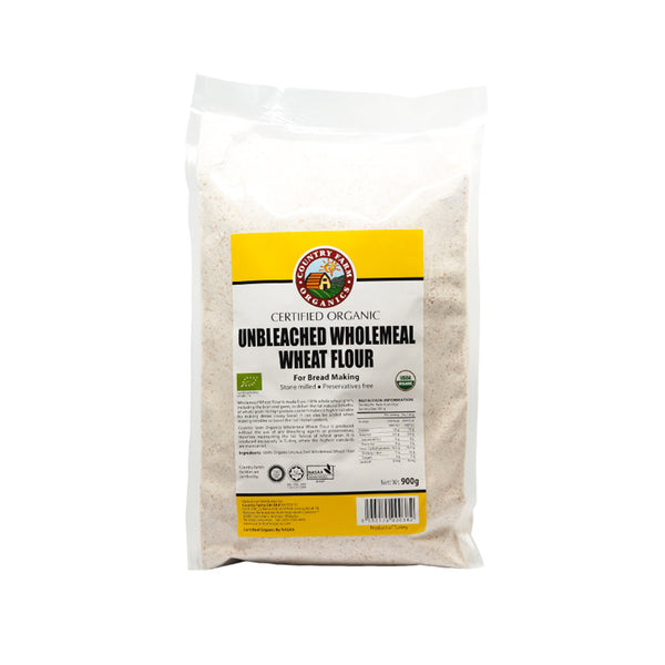 Country Farm Organic Wholemeal Wheat Flour 900g