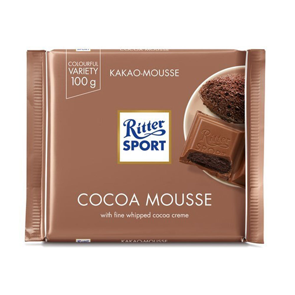 Ritter Sport Cocoa Mousse Chocolate Bar 100g