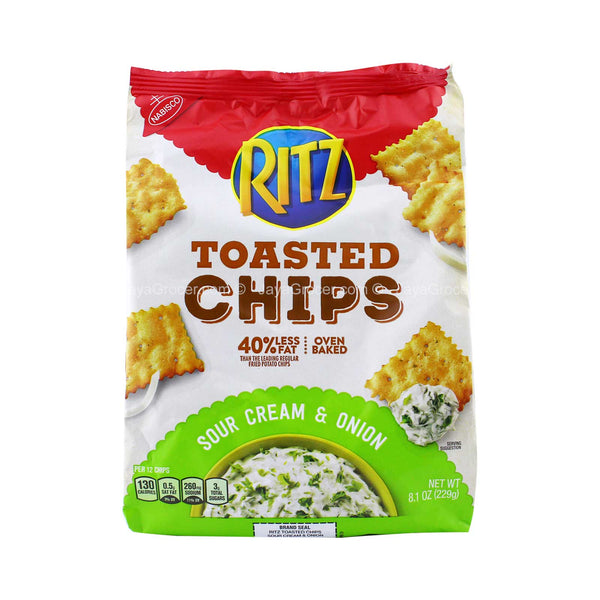 Nabisco Ritz Toasted Chips Sour Cream and Onion 229g (highest price)
