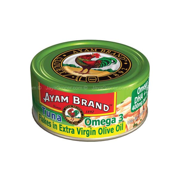 Ayam Brand Tuna Omega 3 Flakes in Extra Virgin Olive Oil 150g