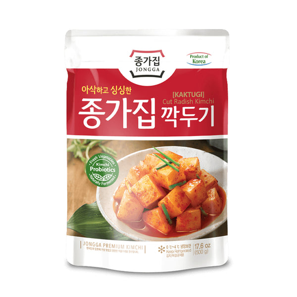Jongga Kaktugi Kimchi 500g (highest price)