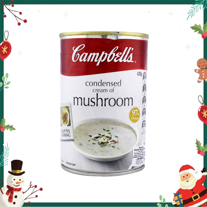 Campbells Australia Cream of Mushroom Condensed Soup 420g