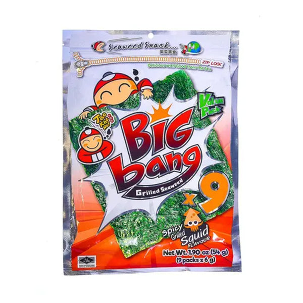 Taokaenoi Big Bang Grilled Seaweed Squid Flavour 50g (highest price)