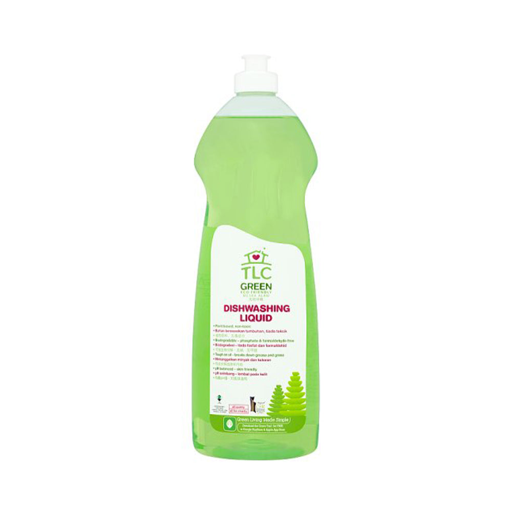 TLC Green Dishwashing Liquid 1L