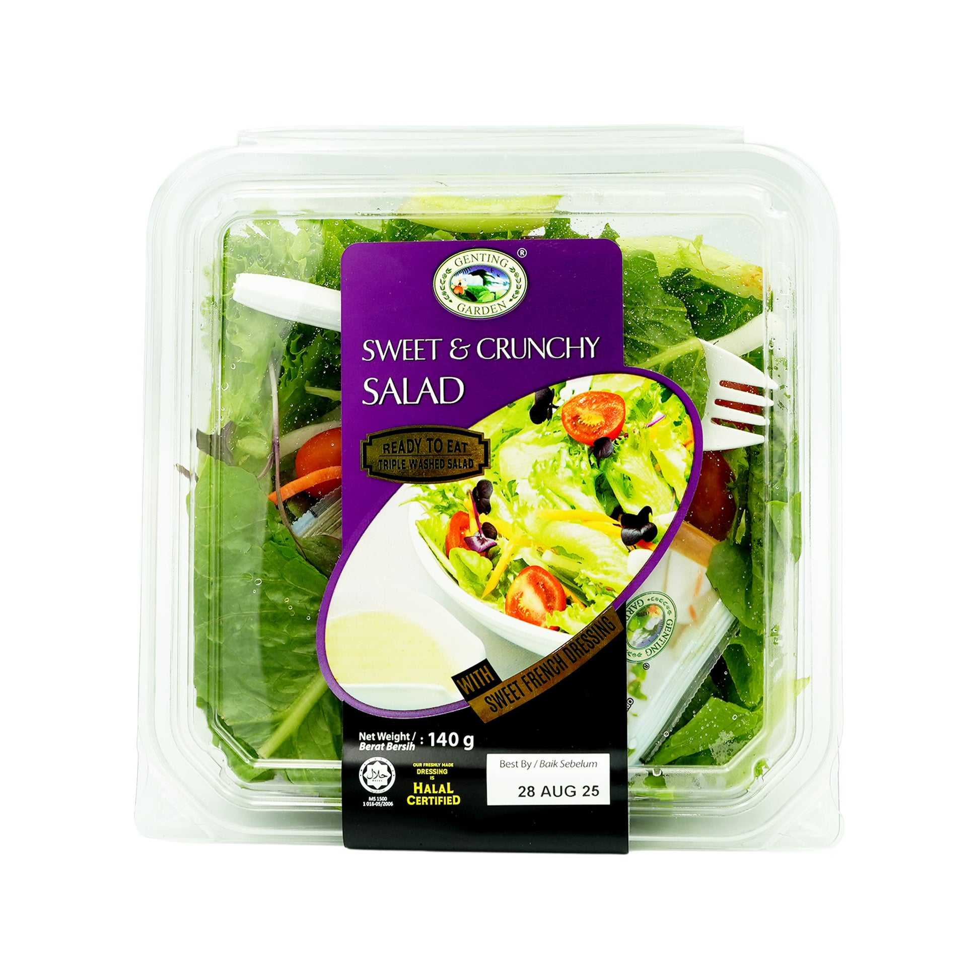 Genting Garden Ready-to-Eat Sweet and Crunchy Salad Bowl 140g